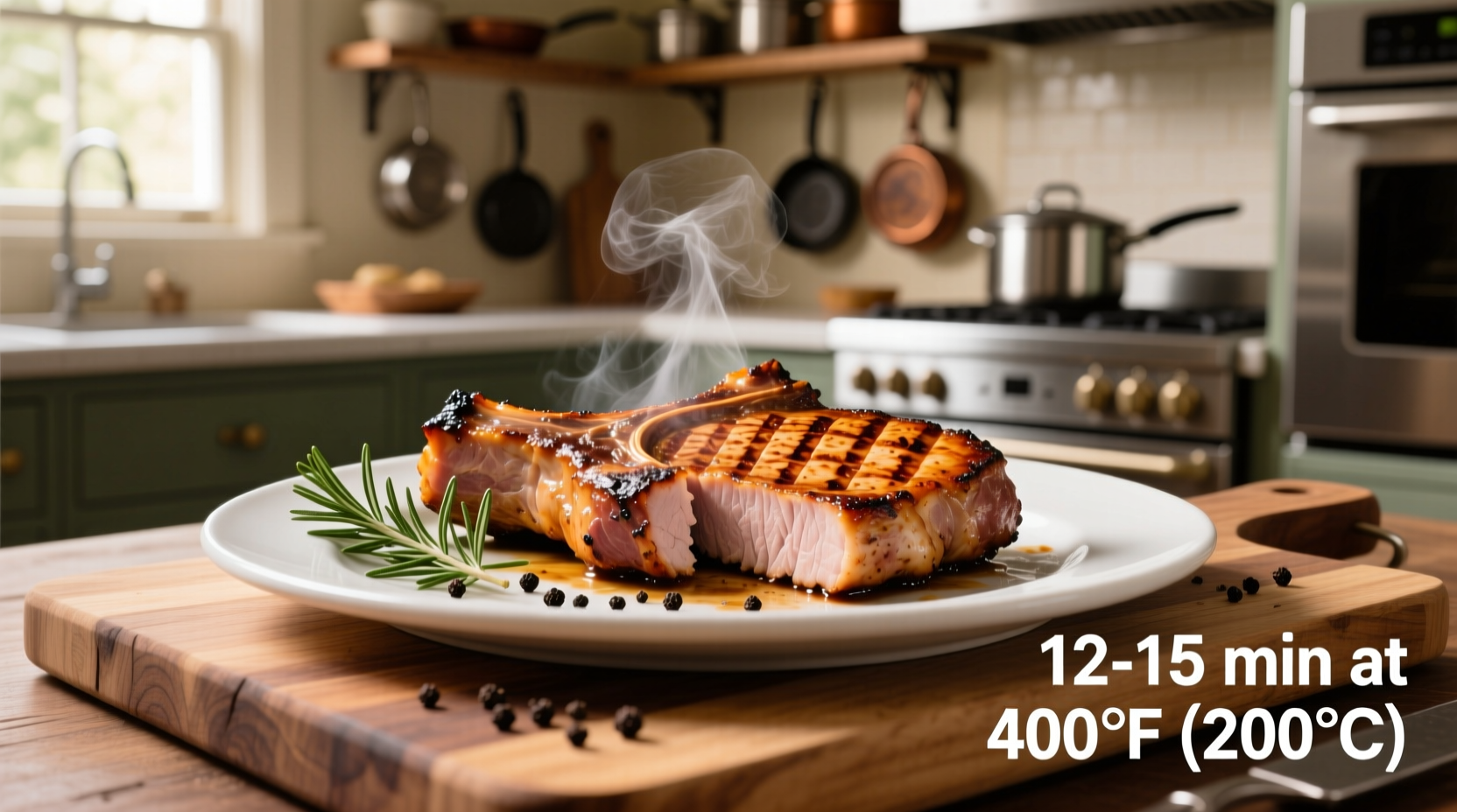 how long to oven cook pork chop