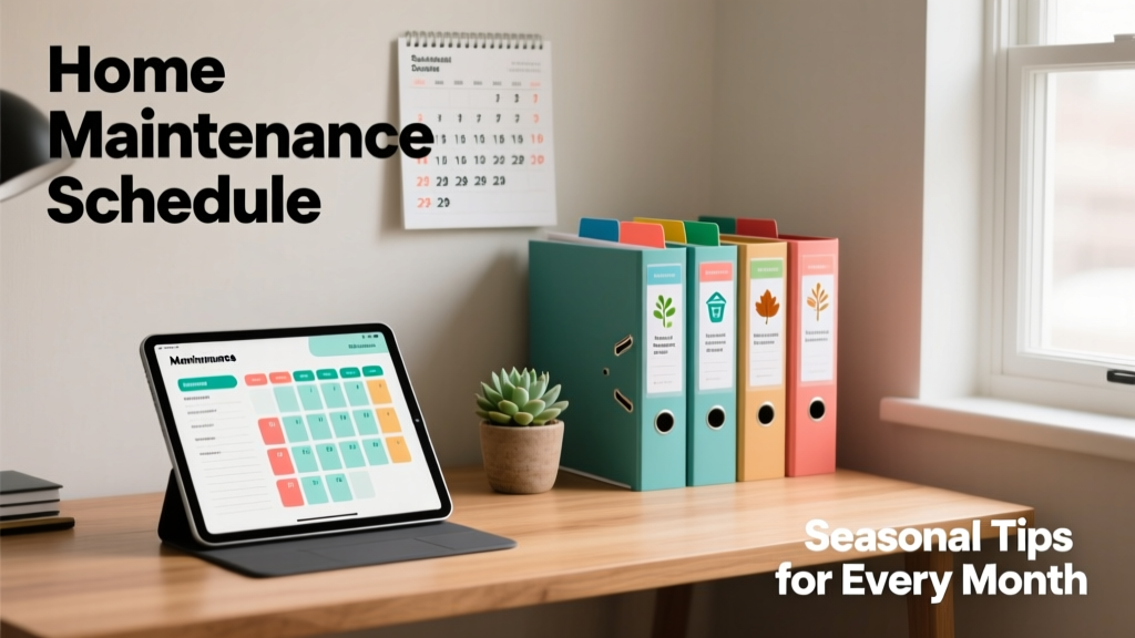 Home Maintenance Schedule: Monthly & Seasonal Tips