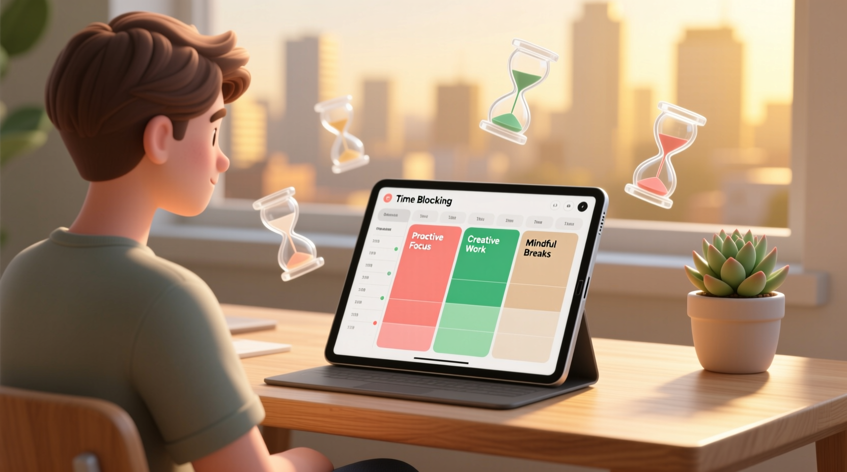 block out unscheduled time in your day for proactive