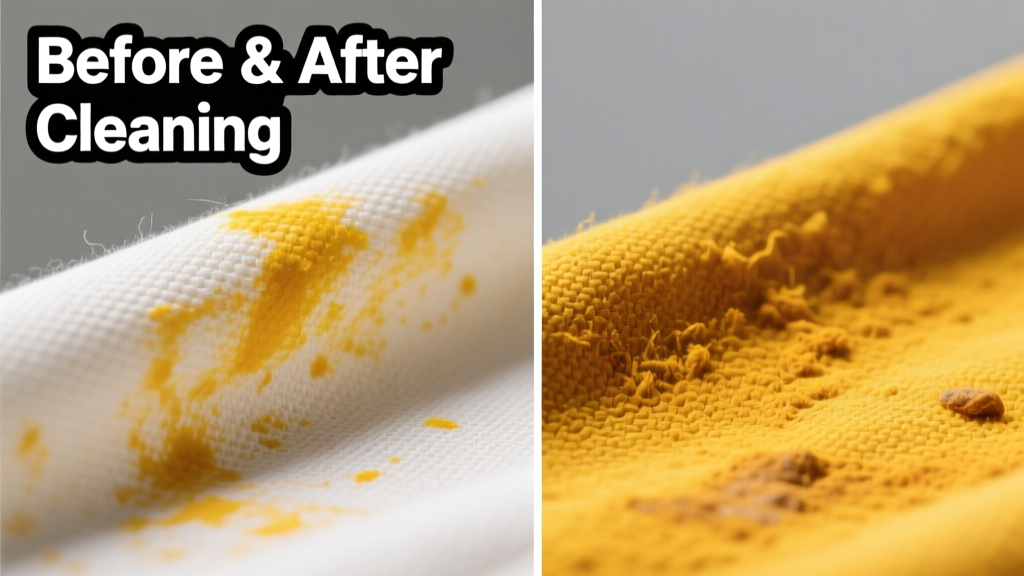 How to Remove Turmeric from Polyester Fabric