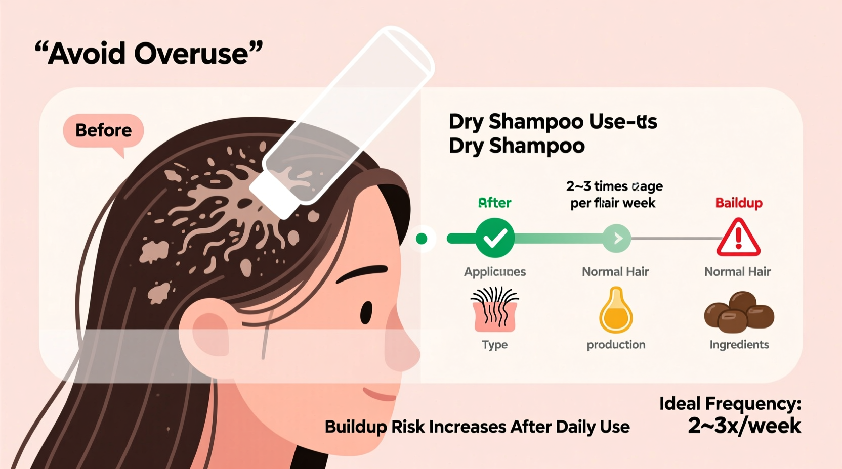 does dry shampoo cause buildup how often you should really use it