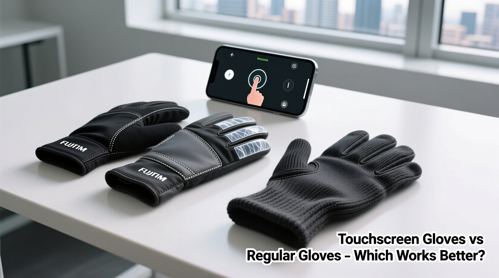 touchscreen gloves vs regular gloves with fingertip access which works better