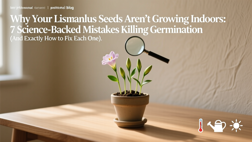 Lisianthus Seeds Not Growing Indoors? 7 Fixes