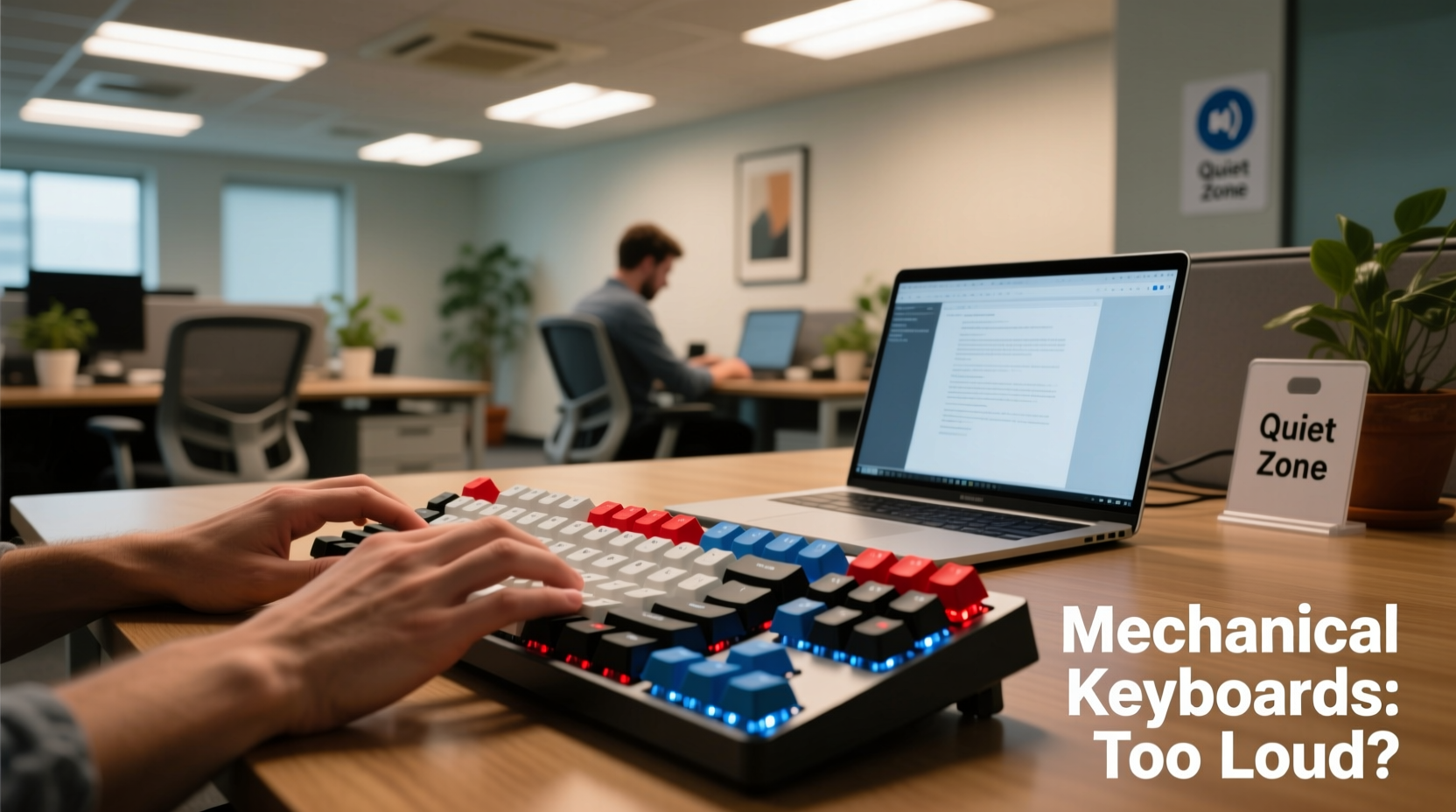 are mechanical keyboards too loud for office environments