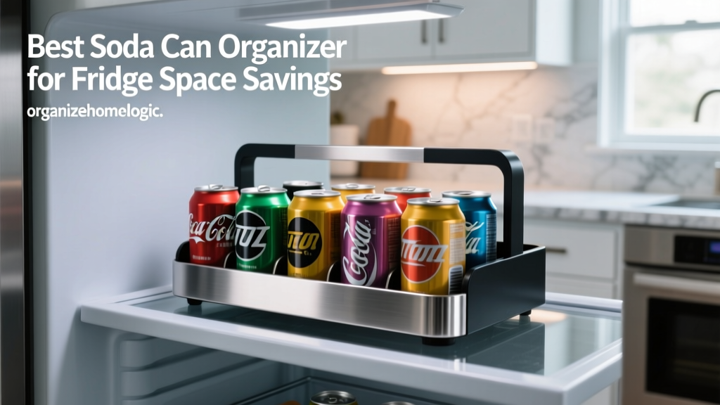 Best Soda Can Organizer for Fridge Space Savings