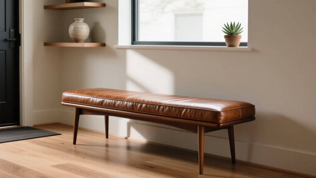 Where to Buy a Brown Leather Entryway Bench (2024 Guide)