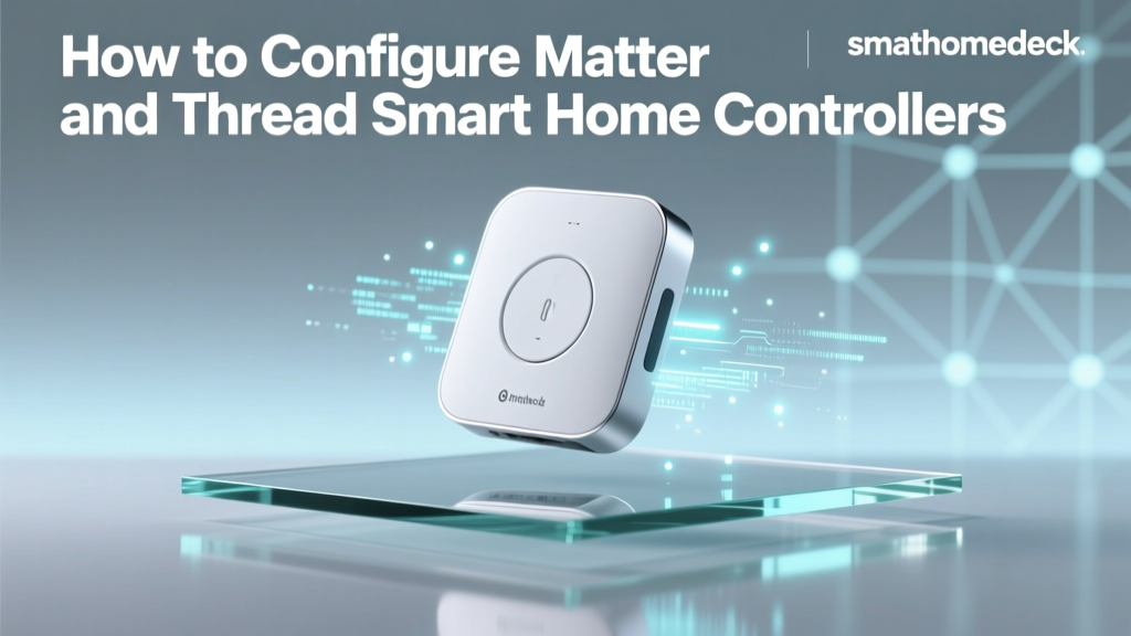 How to Configure Matter and Thread Smart Home Controllers