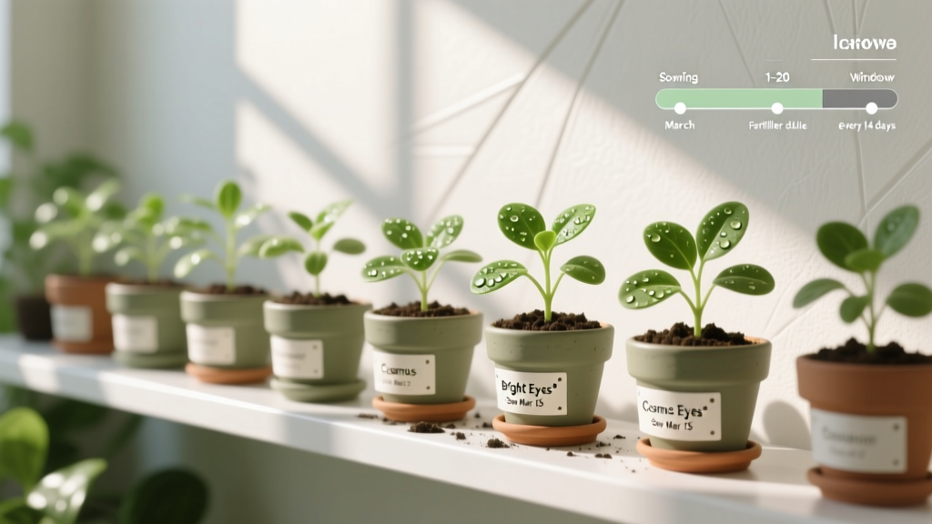 Indoor Cosmos Seed Starting & Fertilizing Guide (2026)