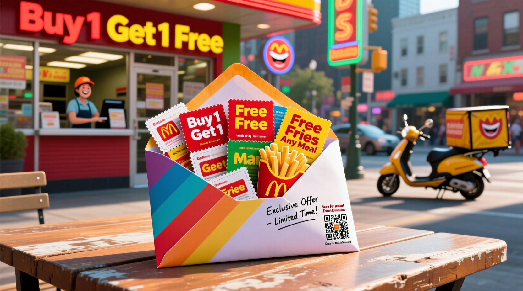 how to get the mailers with fast food coupons