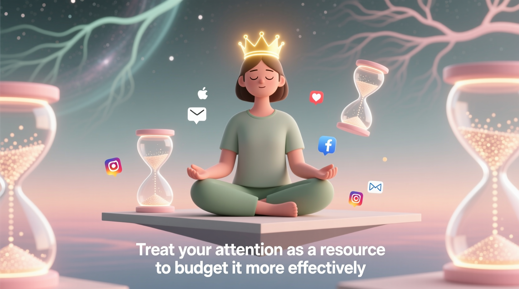 treat your attention as a resource to budget it more ef