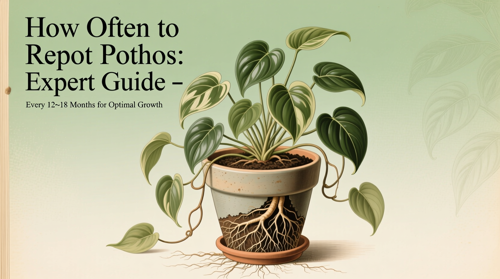 Repot Pothos Every 12-18 Months | TheHomeSprouts