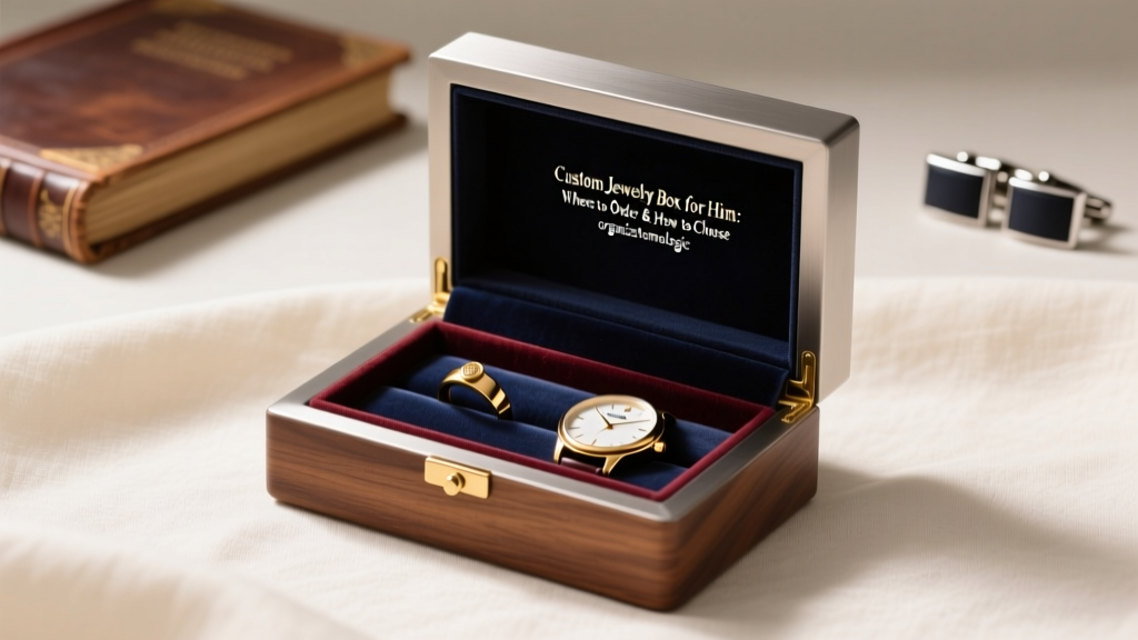 Custom Jewelry Box for Him: Where to Order & How to Choose