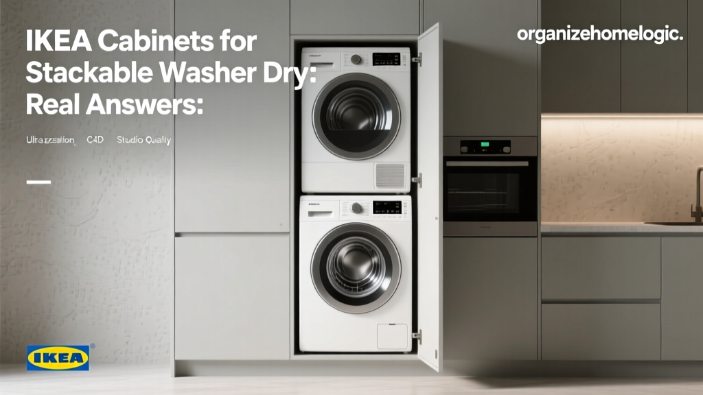 IKEA Cabinets for Stackable Washer & Dryer: Real Answers