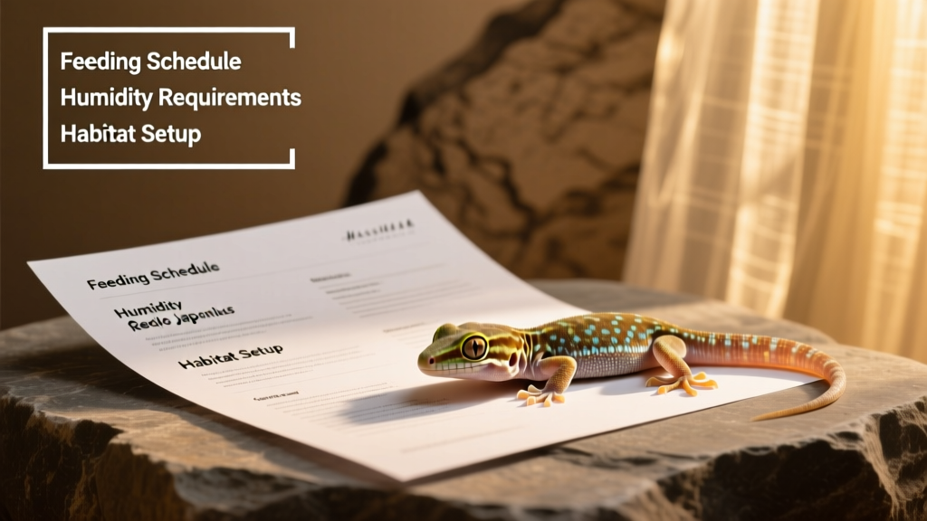 Chinese Cave Gecko Care Sheet