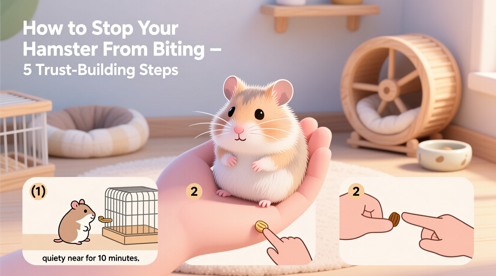 how to stop your hamster from biting during handling trust building steps