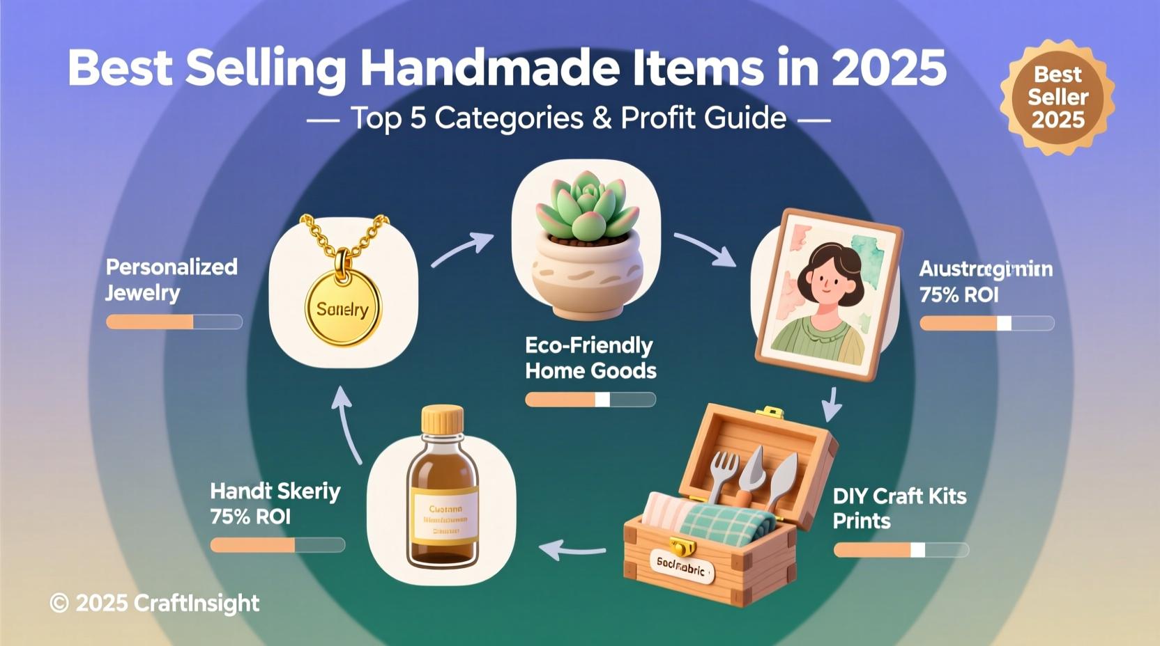 best selling handmade items