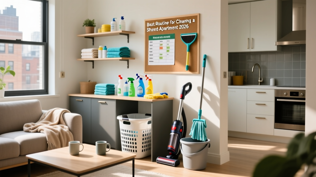 Best Routine for Cleaning a Shared Apartment 2026