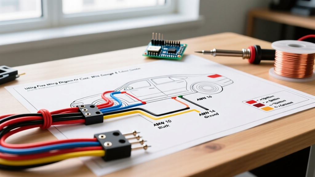 Using Free Wiring Diagrams for Cars: Wire Gauge & Color Codes