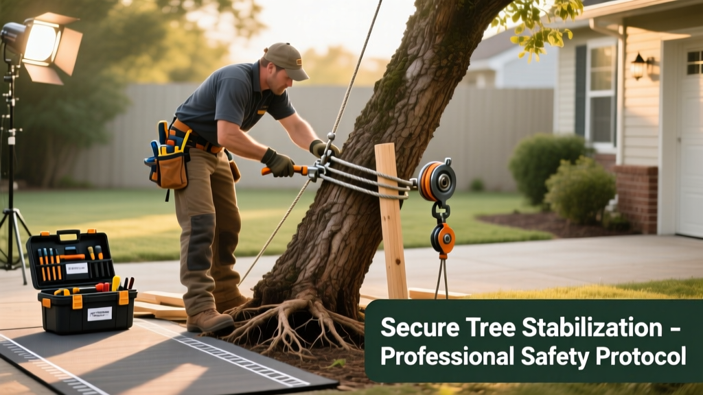 How to Fix a Tree Leaning Toward Your House Safely