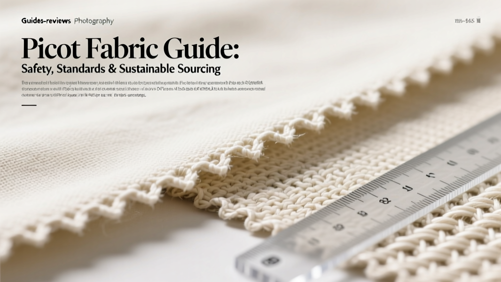 Picot Fabric Guide: Safety, Standards & Sustainable Sourcing