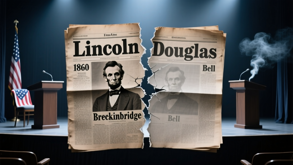 Which Party Supported Slavery in 1860?