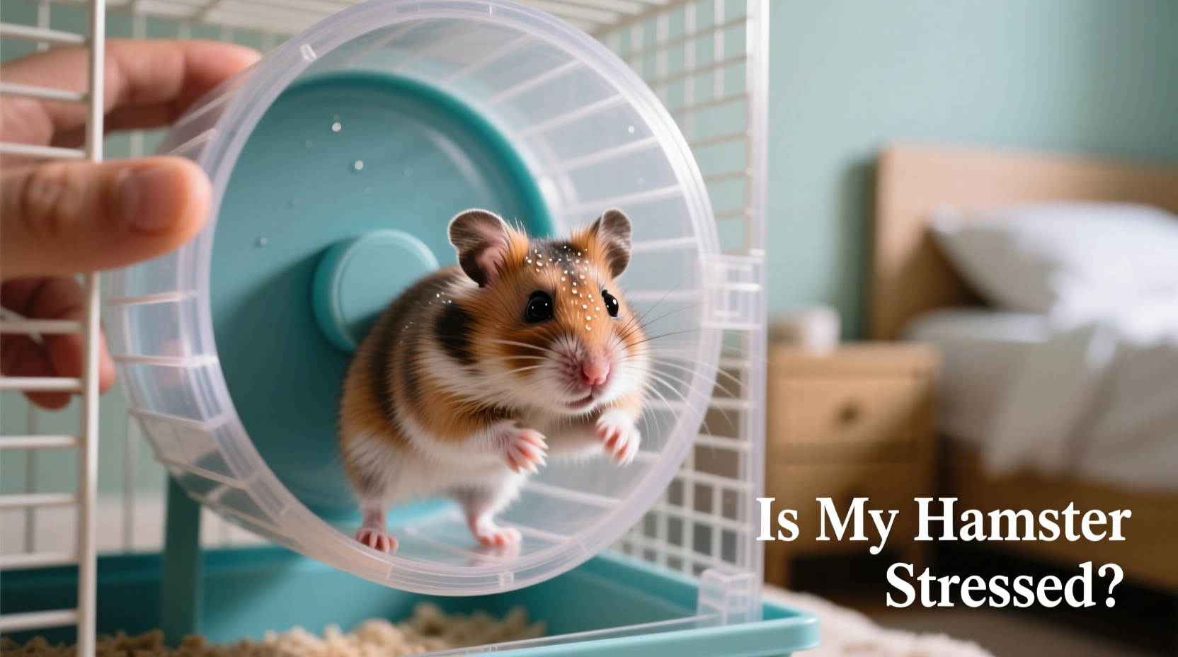 why is my hamster running nonstop on its wheel and is it stressed