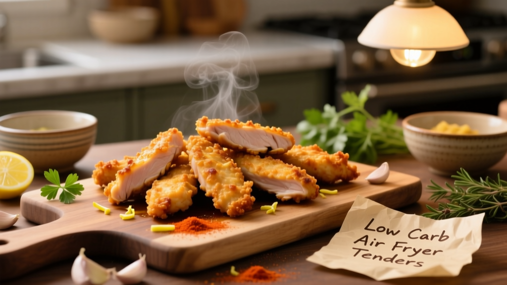 Low Carb Chicken Tenders in Air Fryer (Crispy & Easy)