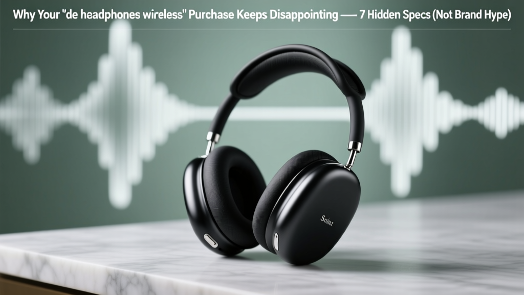 de Headphones Wireless: 7 Specs That Matter (2026)