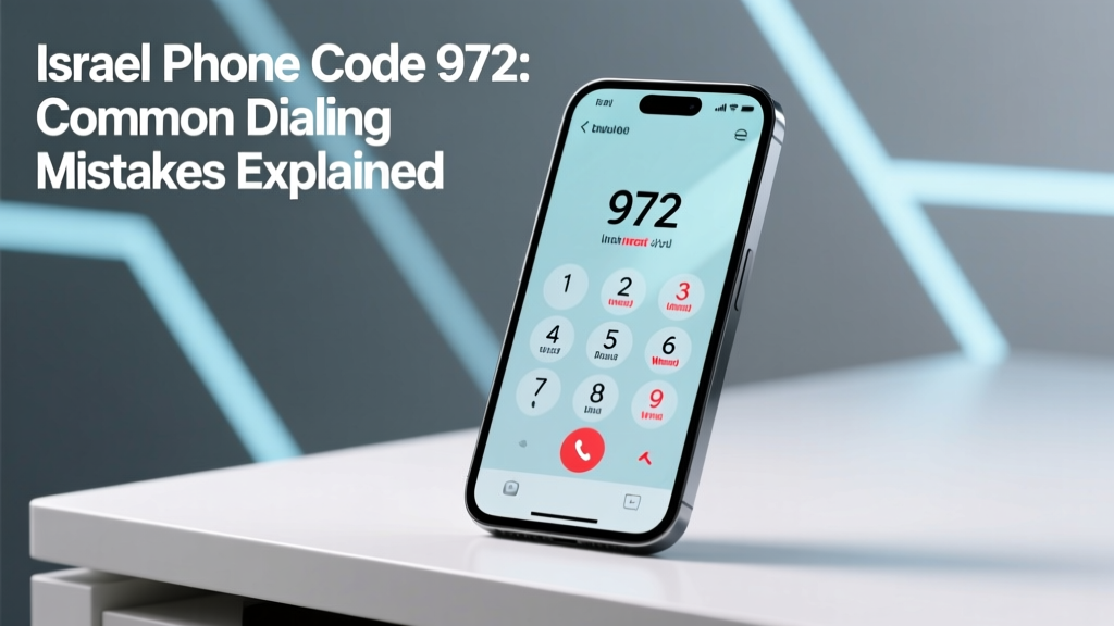 Israel Phone Code 972: 7 Dialing Mistakes Fixed