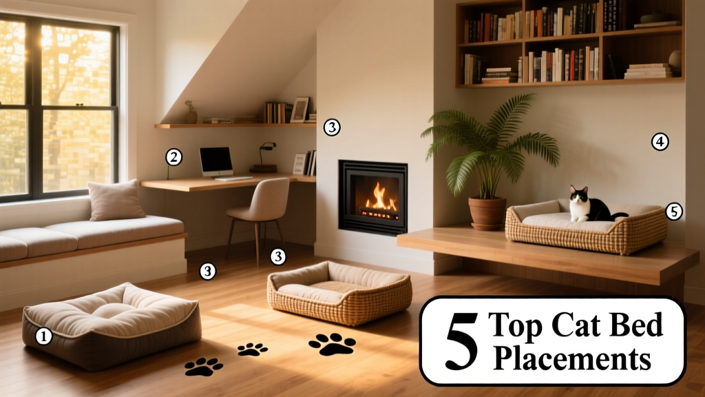 Where to Put a Cat Bed: 5 Top Choices