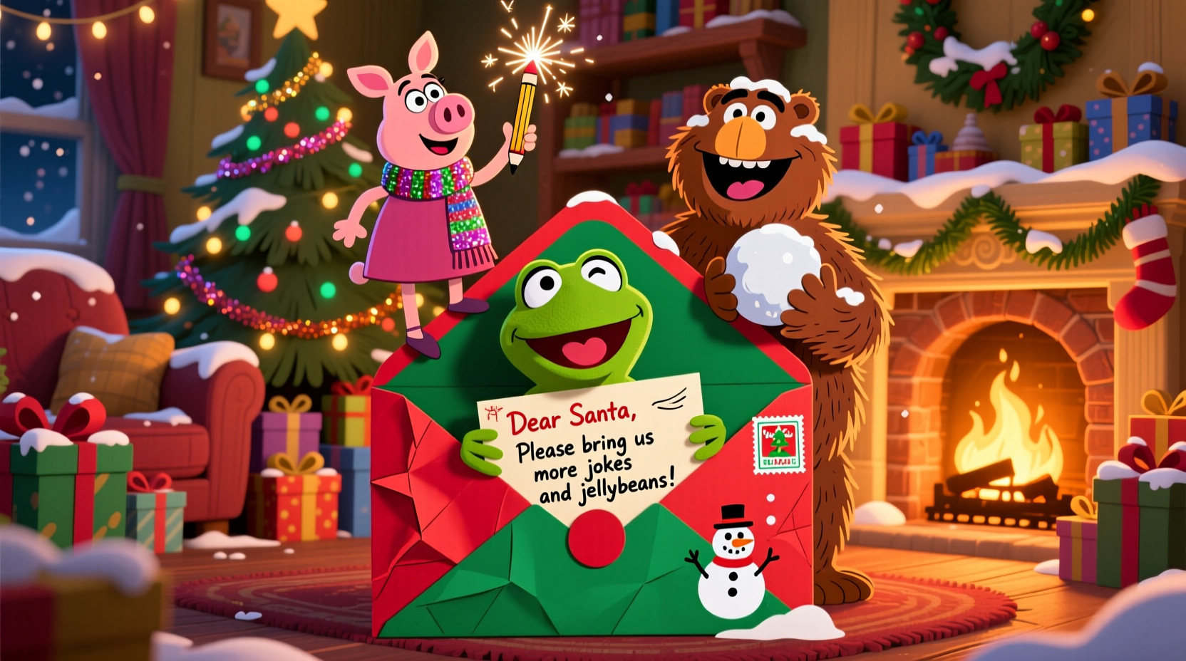 a muppets christmas letter to santa