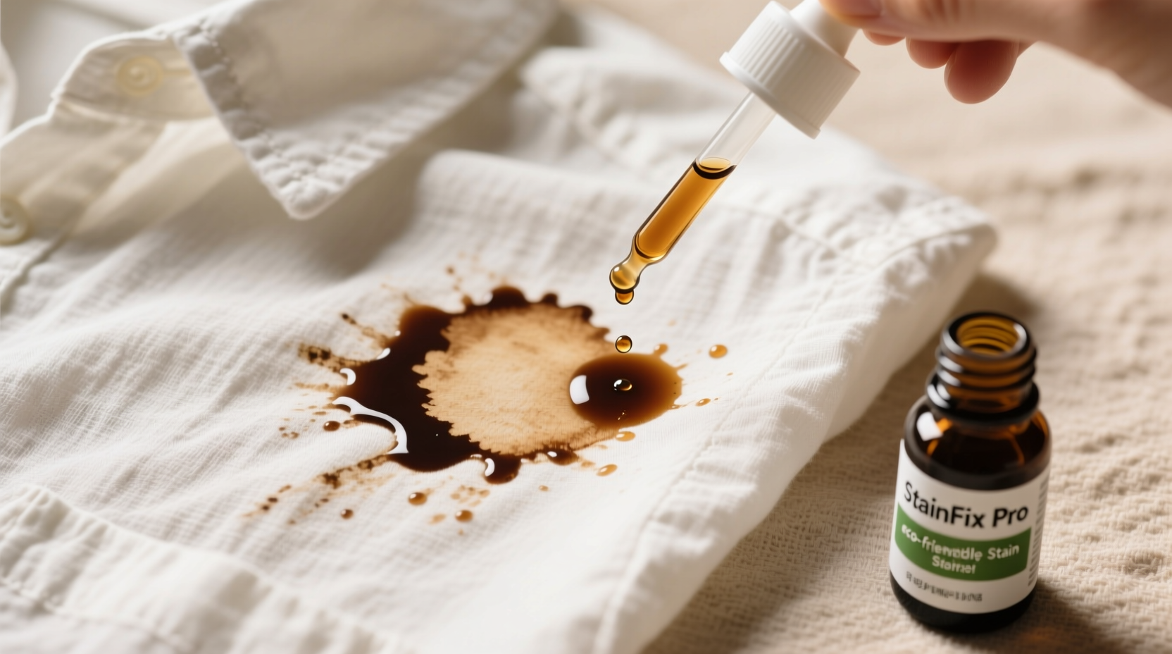 coffee ring stain removal for linen shirts