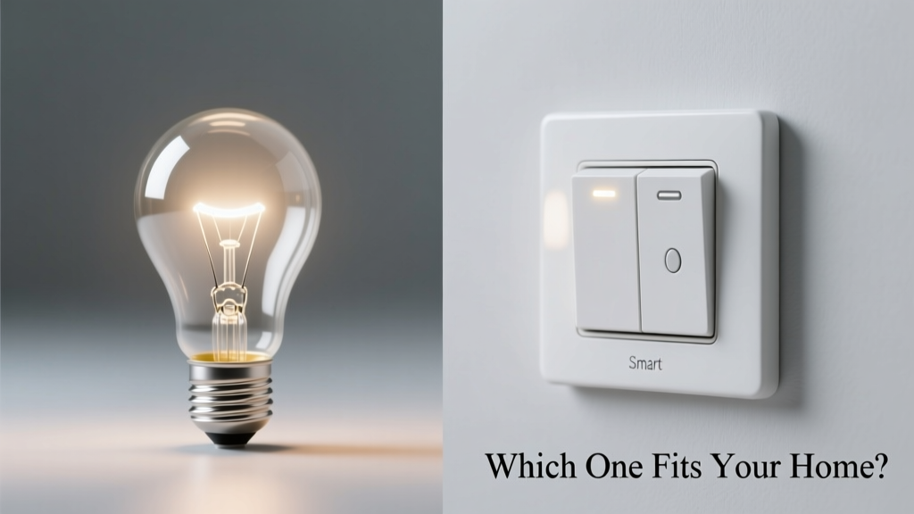 Smart Light Bulb vs Smart Switch: Which Fits Your Home?