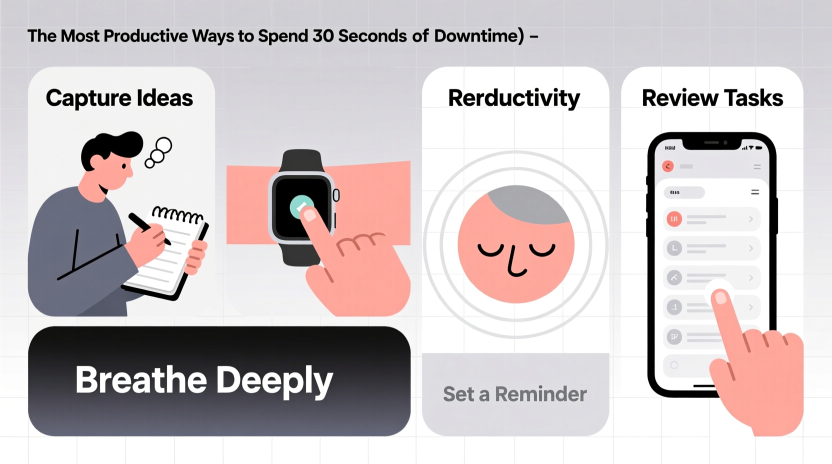 the most productive ways to spend 30 seconds of down ti