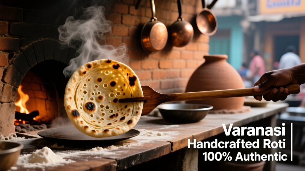 The Art and Authenticity of Indian Round Roti in Varanasi: A Culinary Field Report from the Ghats