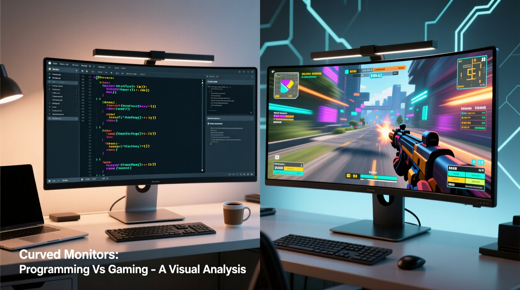 are curved monitors good for programming or just gaming setups