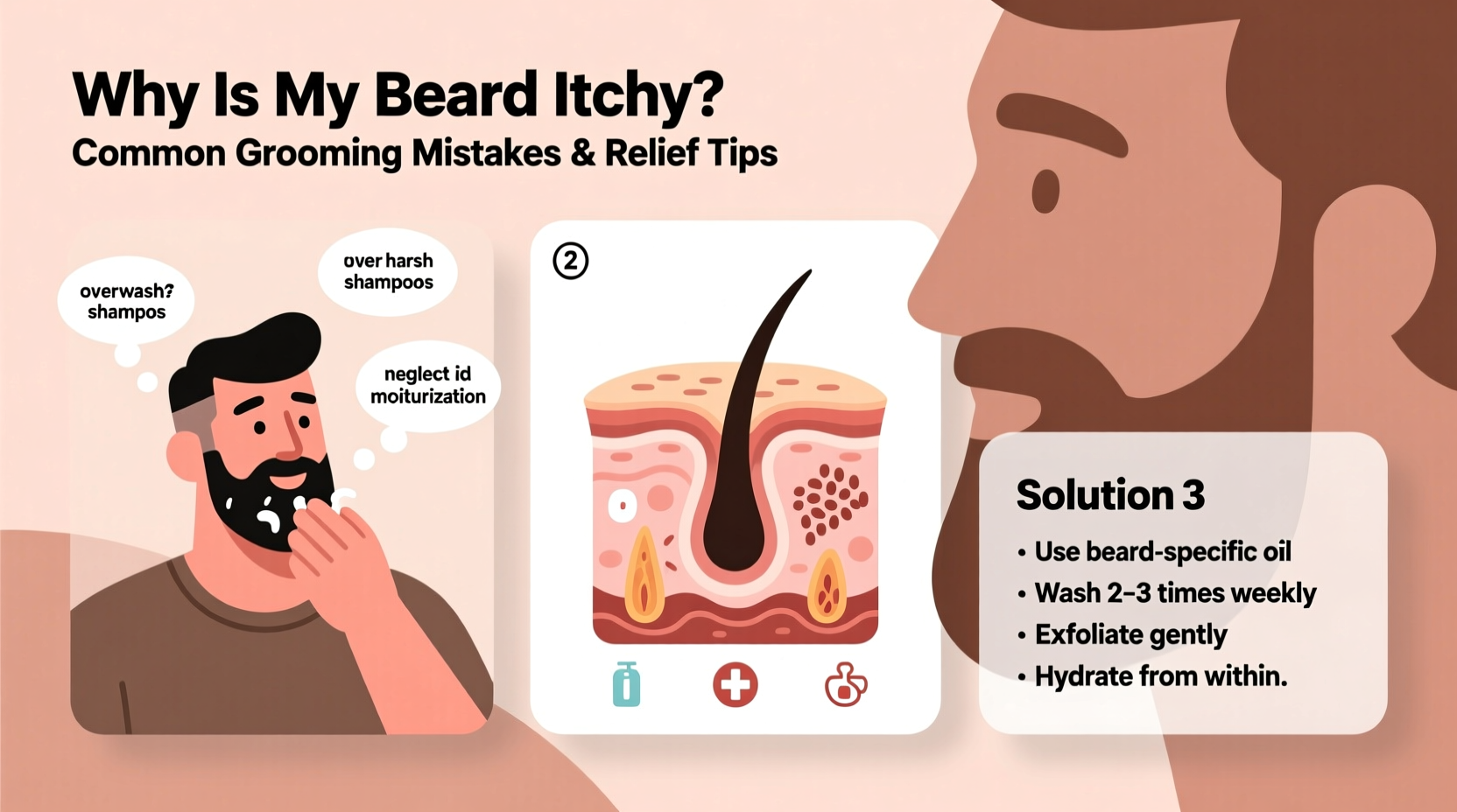 why is my beard itchy common grooming mistakes and relief tips