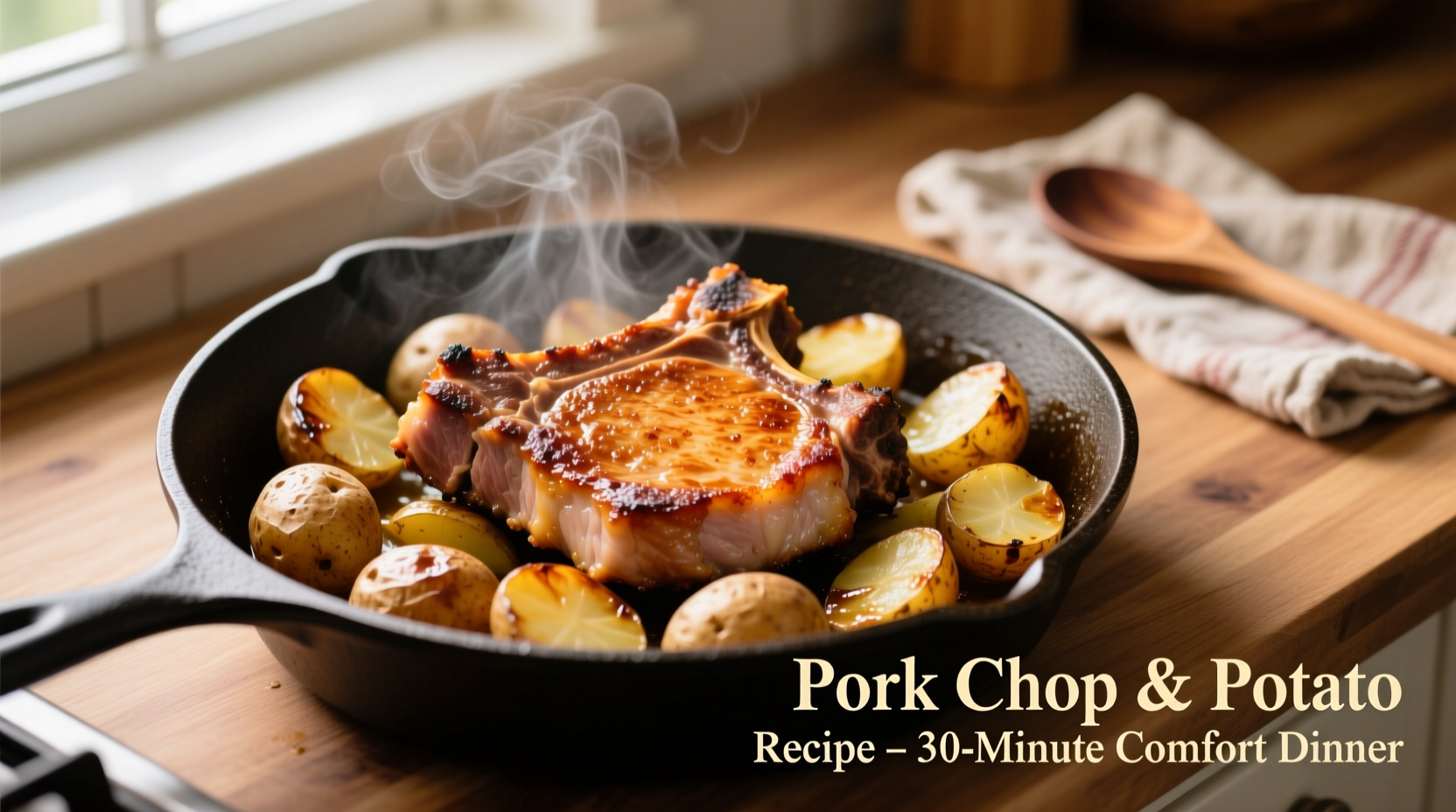 Perfect Pork Chop and Potato Recipe in 45 Minutes