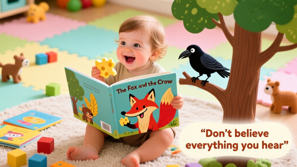 The Story of the Fox and the Crow for Kids: A Timeless Tale with Practical Life Lessons