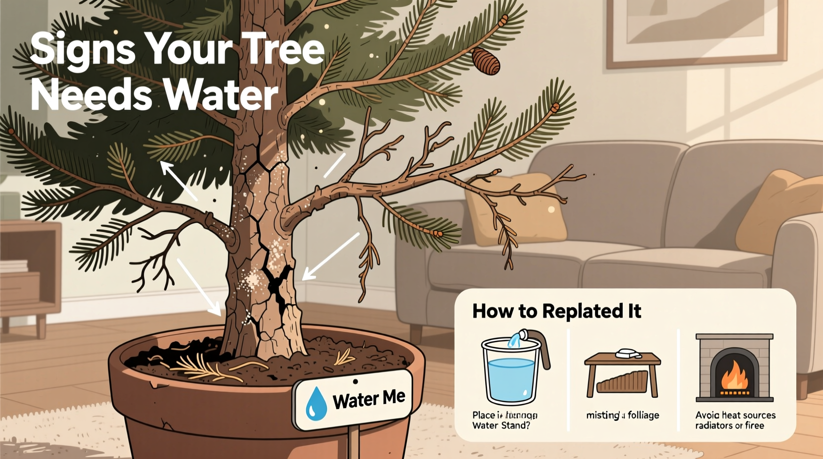 Why Does My Christmas Tree Dry Out So Fast Signs It Needs Water And How ...