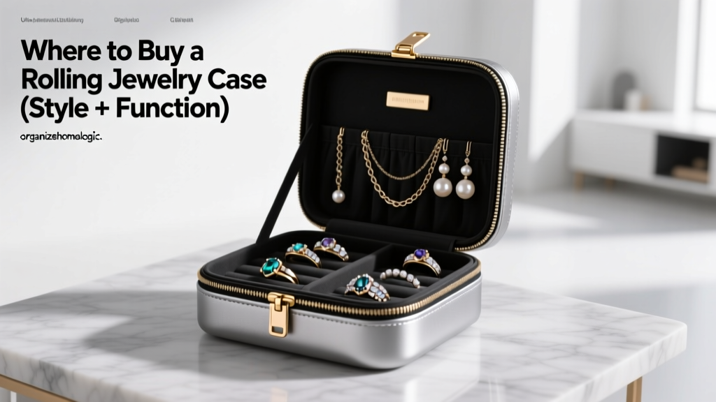 Where to Buy a Rolling Jewelry Case (Style + Function)
