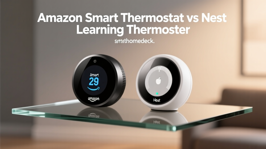 Amazon Smart Thermostat vs Nest Learning Thermostat