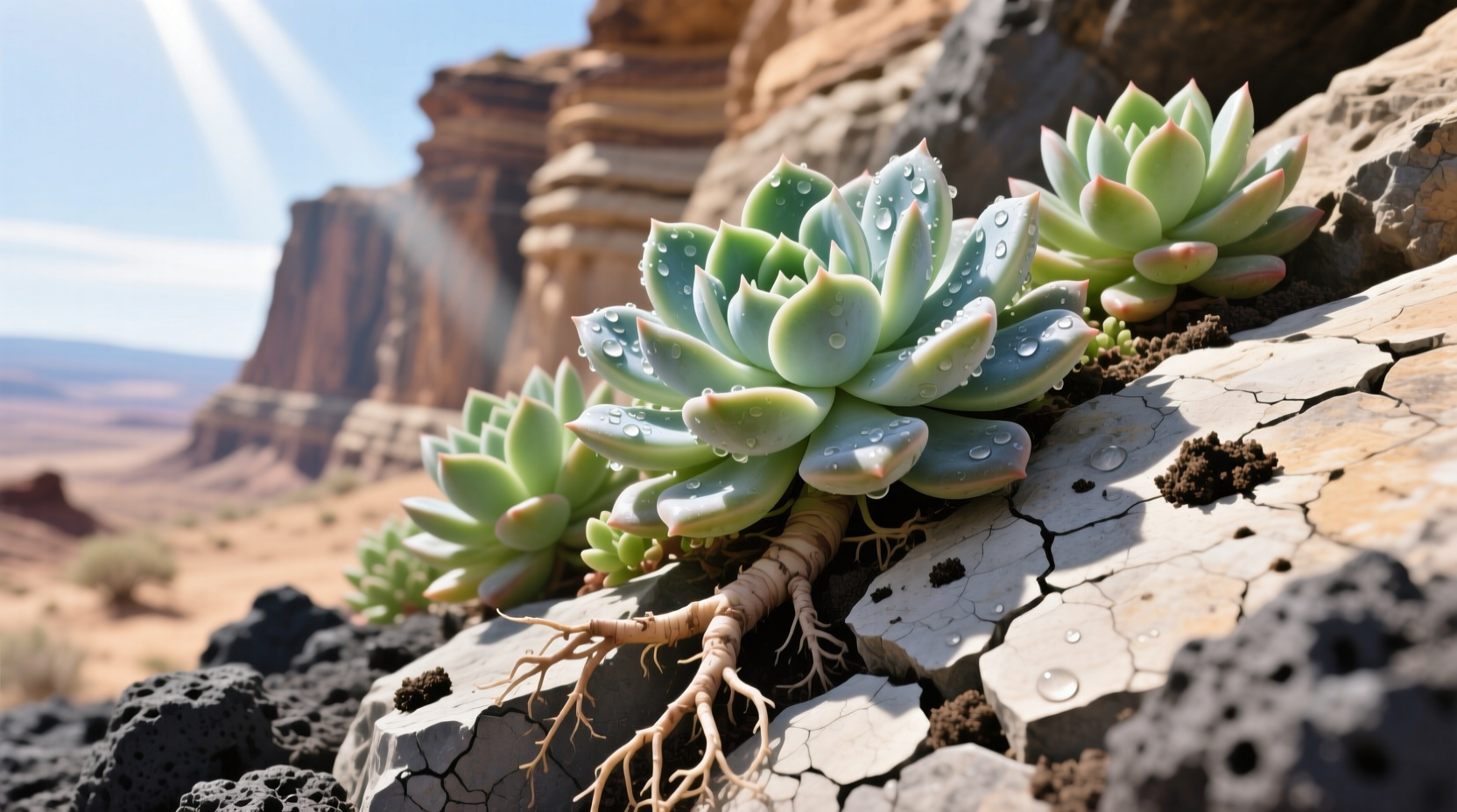 will succulents grow in rocks