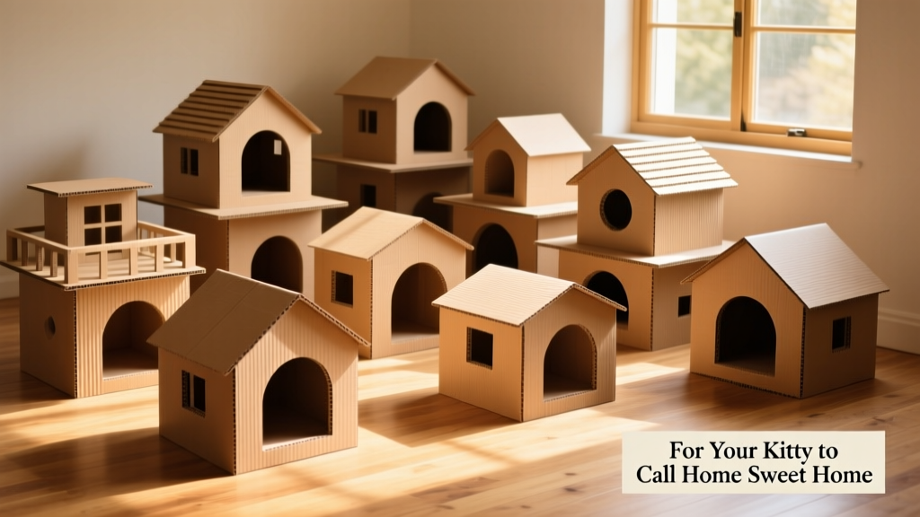 17 cardboard cat house picks (for your kitty to call home sweet home)