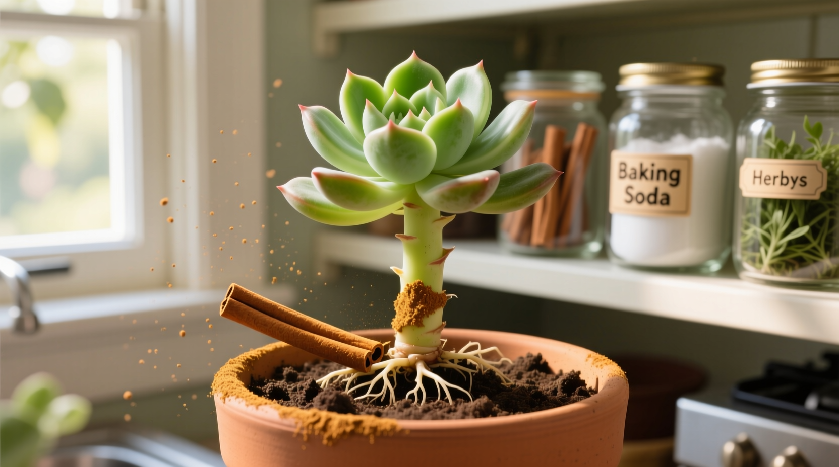 Cinnamon Fungicide for Succulent Stems
