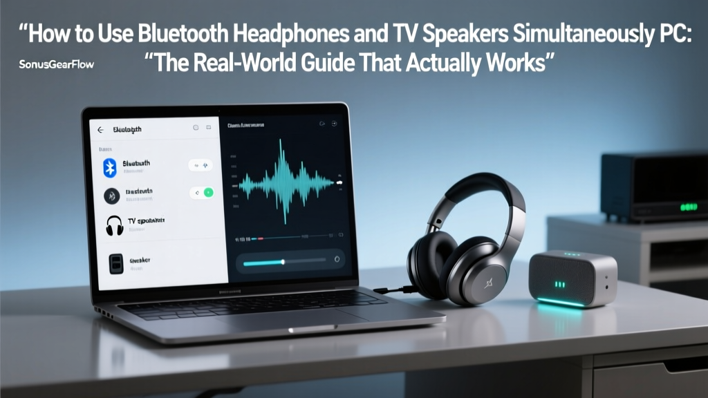 Bluetooth Headphones and TV Speakers Simultaneously on PC