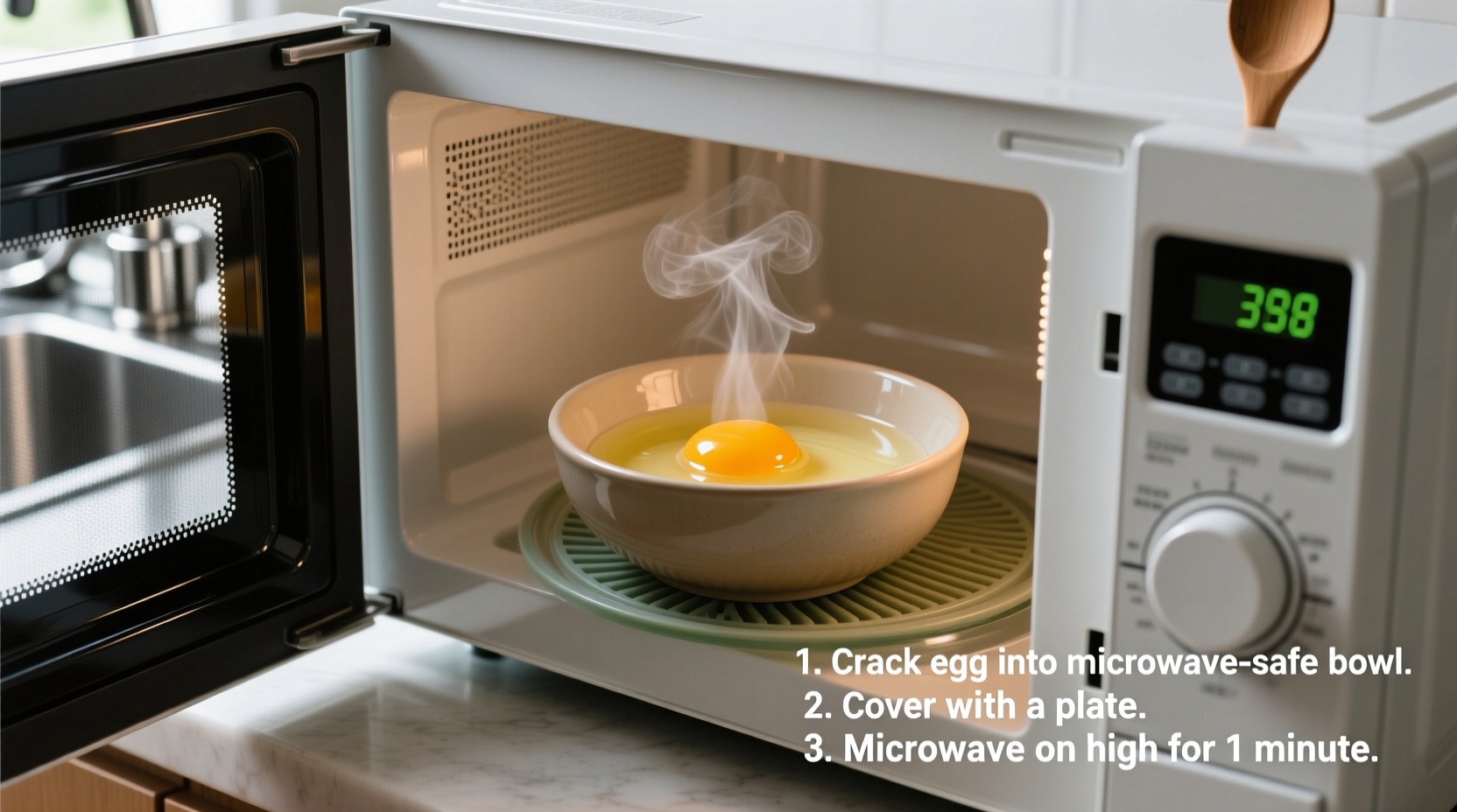 how to cook eggs in microwave