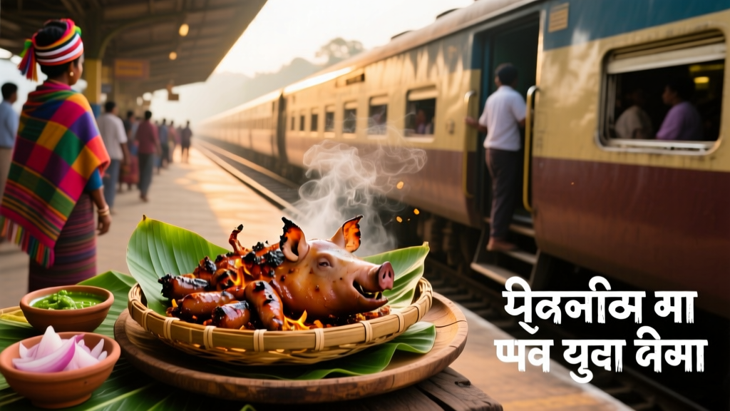 Video Documentation of Fire-Roasted Pig Intestines in Nagaland: Culinary Practice, Cultural Context, and Logistics of Rural Food Production