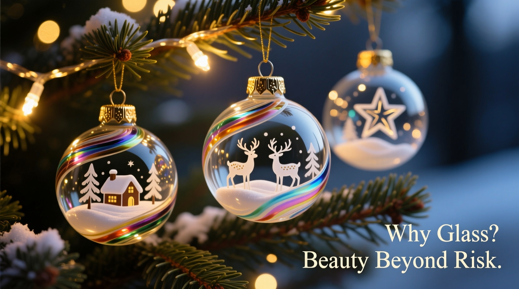 why are some christmas decorations made of glass and are they worth the risk