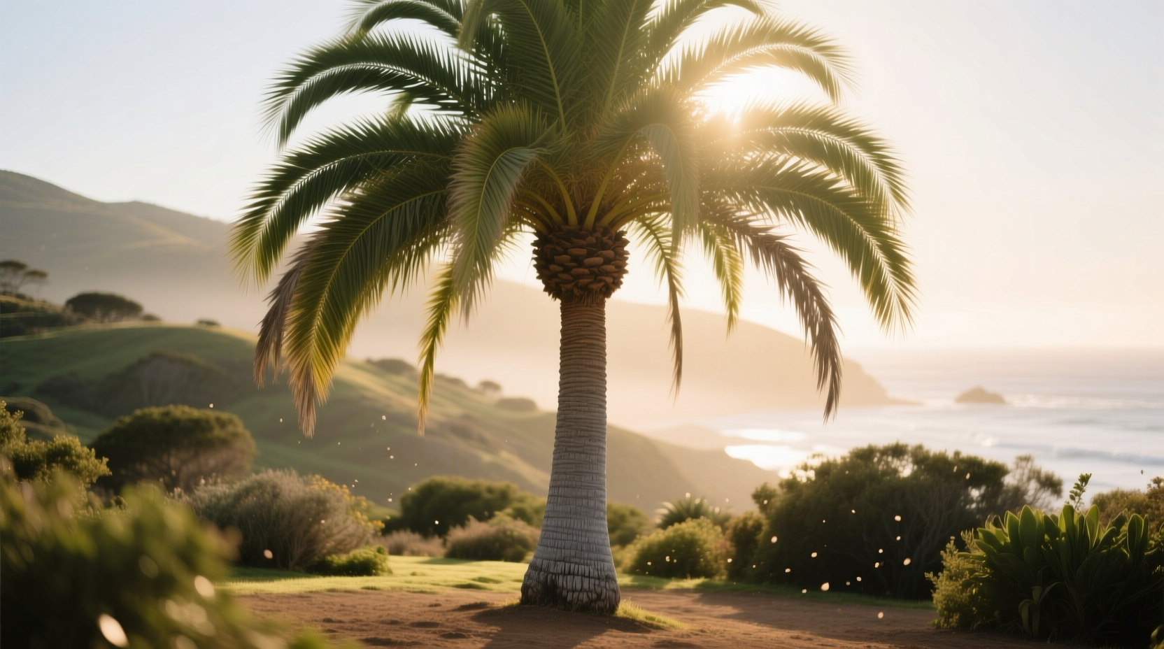 growing ponytail palm outdoors